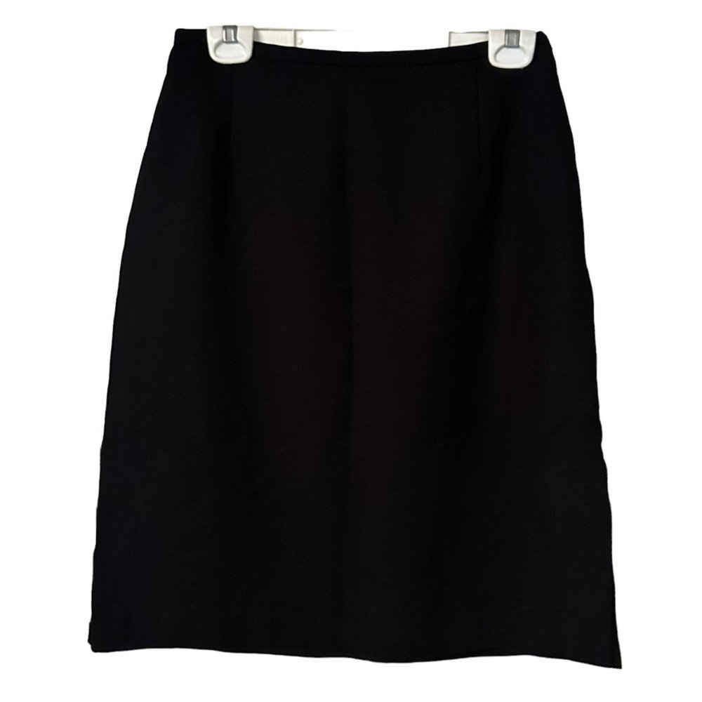 First Issue by Liz Claiborne Pencil Skirt 16 Black Crepe